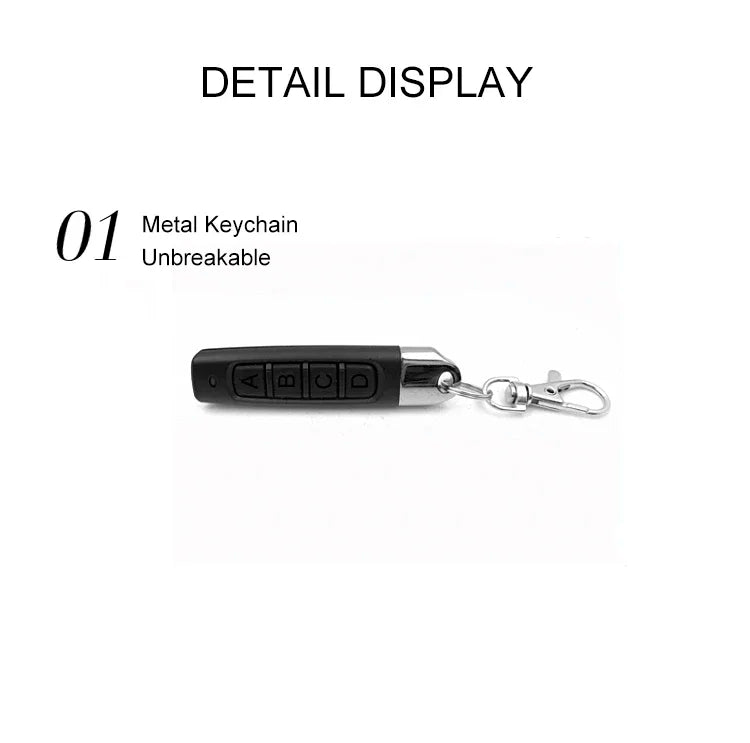remote control electronic Wireless RF remote control replicator Clone garage door opener  door, water pump remote control 433mhz