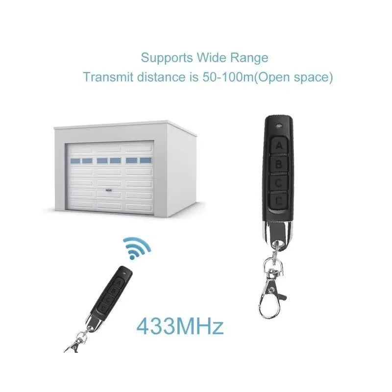 remote control electronic Wireless RF remote control replicator Clone garage door opener  door, water pump remote control 433mhz
